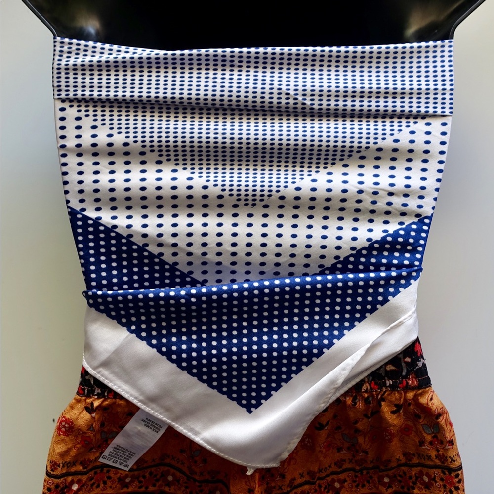Free People Total Betty Silky Dot Bandana NWOT - Picture 4 of 5